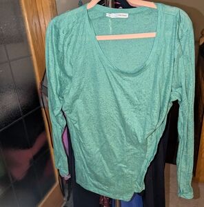 ❤️ Maurices Long Sleeve Green Top 3